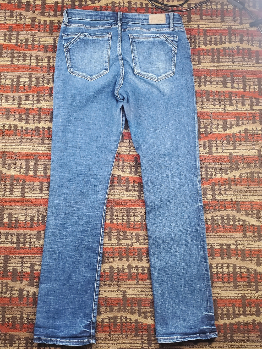 Buckle Black Fit No. 53 Straight Jeans Women's 31x32 Blue Stretch - Picture 10 of 13